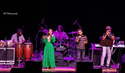 Arunita Kanjilal & MAGNIFICENT FOUR live in Lynn Auditorium (15)
Arunita Kanjilal, Sayli, Pawandeep, and Danish live in Lynn Auditorium, BOSTON, MA
13 November, 2022, 6PM
Lynn Memorial Auditorium
3 City Hall Square, Lynn, Massachusetts 01901
Host: Desai Entertainment
Credit: KV Photography
Keywords: MAGNIFICENT FOUR;USA TOUR 2022;Arunita Kanjilal, Boston;MA;Lynn Auditorium;Massachusetts