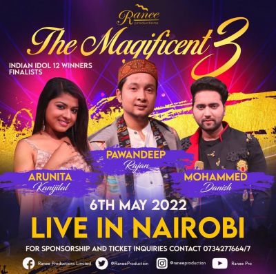 Live in Nairobi 2022
Date: 6 MAY 2022 
Place: NAIROBI , KENYA , EAST AFRICA
Keywords: NAIROBI Tour 2022;Kenya Tour 2022;Arunita Kanjilal