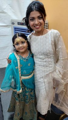 Arunita Live in Trinidad Concert (2)
Arunita with a child artist (Katelin/Kaylee Sultan)
Live in Trinidad Concert
5 November 2022
Keywords: MAGNIFICENT FOUR;USA TOUR 2022;Arunita Kanjilal, Trinidad