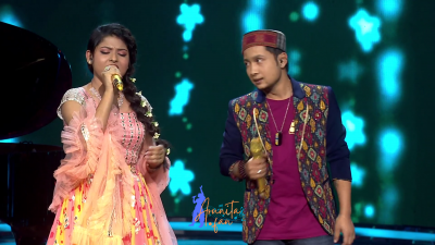 Appearance 18 episode 24 of Indian Idol 12 (6)
Arunita Kanjilal's 18th Appearance was on episode 24 of Indian Idol 12
Song: Kya Yahi Pyar Hai/क्या यही प्यार है
Co-Singer: Pawandeep Rajan
Indian Idol 12, Episode 24
Broadcast Date: 14th February 2021
Host: Bharti Singh and Haarsh Limbachiyaa
Episode Name: Love Special
Courtesy: Set India
Keywords: Arunita Kanjilal;Indian Idol 12;episode 24;Appearance 18