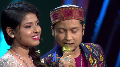 Appearance 18 episode 24 of Indian Idol 12 (9)
Arunita Kanjilal's 18th Appearance was on episode 24 of Indian Idol 12
Song: Kya Yahi Pyar Hai/क्या यही प्यार है
Co-Singer: Pawandeep Rajan
Indian Idol 12, Episode 24
Broadcast Date: 14th February 2021
Host: Bharti Singh and Haarsh Limbachiyaa
Episode Name: Love Special
Courtesy: Set India
Keywords: Arunita Kanjilal;Indian Idol 12;episode 24;Appearance 18