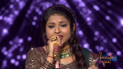 Appearance 27 episode 29 of Indian Idol 12 (5)
Arunita Kanjilal's 27th Appearance was on episode 29 of Indian Idol 12
27. Dhadak Title Song
Broadcast Date: 6th March 2021
Episode: Ajay Atul Episode
Courtesy: Set India
Keywords: Arunita Kanjilal;Indian Idol 12;episode 29;Appearance 27