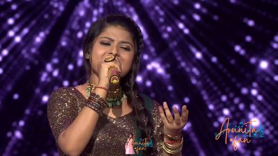 Appearance 27 episode 29 of Indian Idol 12 (6)
Arunita Kanjilal's 27th Appearance was on episode 29 of Indian Idol 12
27. Dhadak Title Song
Broadcast Date: 6th March 2021
Episode: Ajay Atul Episode
Courtesy: Set India
Keywords: Arunita Kanjilal;Indian Idol 12;episode 29;Appearance 27