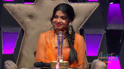 Arunita Kanjilal on Superstar Singer Season 3-Day1 (17)
Captain Arunita Kanjilal's some special moments in Superstar Singer Season 3, Day 1
Broadcast Date: 9 March 2024
Picture Courtesy: Sony TV India
Keywords: Superstar Singer Season 3, Arunita Kanjilal