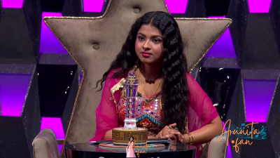 Arunita Kanjilal on Superstar Singer Season 3-Day1 (28)
Captain Arunita Kanjilal's some special moments in Superstar Singer Season 3, Day 1
Broadcast Date: 9 March 2024
Picture Courtesy: Sony TV India
Keywords: Superstar Singer Season 3, Arunita Kanjilal