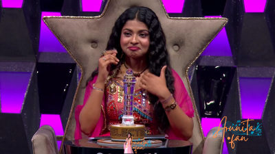 Arunita Kanjilal on Superstar Singer Season 3-Day1 (30)
Captain Arunita Kanjilal's some special moments in Superstar Singer Season 3, Day 1
Broadcast Date: 9 March 2024
Picture Courtesy: Sony TV India
Keywords: Superstar Singer Season 3, Arunita Kanjilal