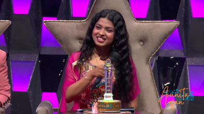 Arunita Kanjilal on Superstar Singer Season 3-Day1 (38)
Captain Arunita Kanjilal's some special moments in Superstar Singer Season 3, Day 1
Broadcast Date: 9 March 2024
Picture Courtesy: Sony TV India
Keywords: Superstar Singer Season 3, Arunita Kanjilal