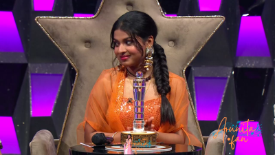 Arunita Kanjilal on Superstar Singer Season 3-Day2 (13)
Captain Arunita Kanjilal's some special moments in Superstar Singer Season 3, Day 2
Broadcast Date: 10 March 2024
Picture Courtesy: Sony TV India
Keywords: Superstar Singer Season 3, Arunita Kanjilal, Day 2