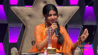 Arunita Kanjilal on Superstar Singer Season 3-Day2 (21)
Captain Arunita Kanjilal's some special moments in Superstar Singer Season 3, Day 2
Broadcast Date: 10 March 2024
Picture Courtesy: Sony TV India
Keywords: Superstar Singer Season 3, Arunita Kanjilal, Day 2