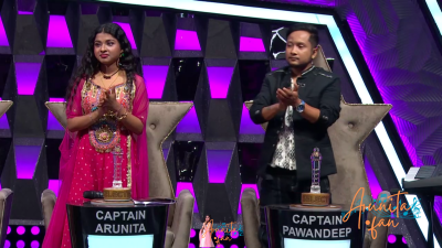 Arunita Kanjilal on Superstar Singer Season 3-Day2 (34)
Captain Arunita Kanjilal's some special moments in Superstar Singer Season 3, Day 2
Broadcast Date: 10 March 2024
Picture Courtesy: Sony TV India
Keywords: Superstar Singer Season 3, Arunita Kanjilal, Day 2