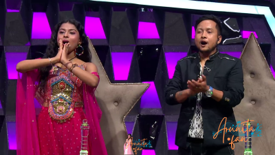 Arunita Kanjilal on Superstar Singer Season 3-Day2 (37)
Captain Arunita Kanjilal's some special moments in Superstar Singer Season 3, Day 2
Broadcast Date: 10 March 2024
Picture Courtesy: Sony TV India
Keywords: Superstar Singer Season 3, Arunita Kanjilal, Day 2