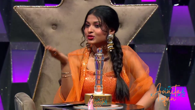 Arunita Kanjilal on Superstar Singer Season 3-Day2 (43)
Captain Arunita Kanjilal's some special moments in Superstar Singer Season 3, Day 2
Broadcast Date: 10 March 2024
Picture Courtesy: Sony TV India
Keywords: Superstar Singer Season 3, Arunita Kanjilal, Day 2