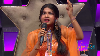 Arunita Kanjilal on Superstar Singer Season 3-Day2 (49)
Captain Arunita Kanjilal's some special moments in Superstar Singer Season 3, Day 2
Broadcast Date: 10 March 2024
Picture Courtesy: Sony TV India
Keywords: Superstar Singer Season 3, Arunita Kanjilal, Day 2