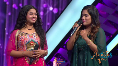 Arunita Kanjilal on Superstar Singer Season 3-Day2 (7)
Captain Arunita Kanjilal's some special moments in Superstar Singer Season 3, Day 2
Broadcast Date: 10 March 2024
Picture Courtesy: Sony TV India
Keywords: Superstar Singer Season 3, Arunita Kanjilal, Day 2