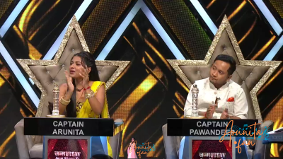 Arunita Kanjilal on Superstar Singer Season 3-Day5 (3)
Captain Arunita Kanjilal's some special moments on the set of Superstar Singer Season 3, Day 5
Broadcast Date: 23 March 2024
Picture Courtesy: Sony TV, India & Content Team Official
Keywords: Superstar Singer Season 3, Arunita Kanjilal