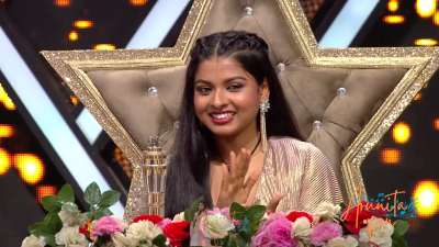 Arunita Kanjilal on Superstar Singer Season 3-Day 13 (7)
Captain [color=green][b]Arunita Kanjilal[/b][/color]'s some special moments on the set of Superstar Singer Season 3, Day 13, [i]Vivaah special[/i]
[b]Broadcast Date:[/b] April 27, 2024
[b]Picture Courtesy:[/b] Sony TV, India & Content Team Official
Keywords: Superstar Singer Season 3, Arunita Kanjilal