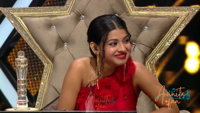 Arunita Kanjilal on Superstar Singer Season 3-Day 17 (23)
Captain Arunita Kanjilal's some special moments on the set of Superstar Singer Season 3, Day 17
Celebrating Folk Music with Meeakshi Sheshadri
Broadcast Date: 11 May 2024
Picture Courtesy: Sony TV, India & Content Team Official
Keywords: Superstar Singer Season 3, Arunita Kanjilal