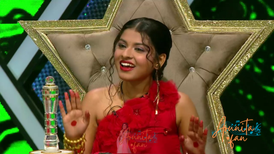 Arunita Kanjilal on Superstar Singer Season 3-Day 17 (4)
Captain Arunita Kanjilal's some special moments on the set of Superstar Singer Season 3, Day 17
Celebrating Folk Music with Meeakshi Sheshadri
Broadcast Date: 11 May 2024
Picture Courtesy: Sony TV, India & Content Team Official
Keywords: Superstar Singer Season 3, Arunita Kanjilal