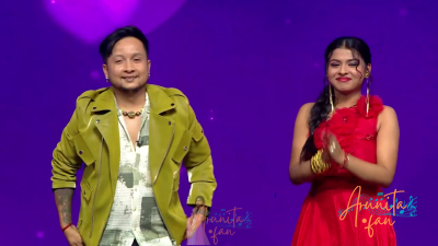 Arunita Kanjilal on Superstar Singer Season 3-Day 17 (52)
Captain Arunita Kanjilal's some special moments on the set of Superstar Singer Season 3, Day 17
Celebrating Folk Music with Meeakshi Sheshadri
Broadcast Date: 11 May 2024
Picture Courtesy: Sony TV, India & Content Team Official
Keywords: Superstar Singer Season 3, Arunita Kanjilal