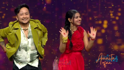 Arunita Kanjilal on Superstar Singer Season 3-Day 17 (53)
Captain Arunita Kanjilal's some special moments on the set of Superstar Singer Season 3, Day 17
Celebrating Folk Music with Meeakshi Sheshadri
Broadcast Date: 11 May 2024
Picture Courtesy: Sony TV, India & Content Team Official
Keywords: Superstar Singer Season 3, Arunita Kanjilal