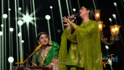 Arunita Kanjilal on Superstar Singer Season 3-Day 19 (32)
Captain [color=green][b]Arunita Kanjilal[/b][/color]'s some special moments on the set of Superstar Singer Season 3, Day 19, [i]Qawwali Night[/i]
[b]Broadcast Date:[/b] 18 May 2024
[b]Picture Courtesy:[/b] Sony TV, India & Content Team Official
Keywords: Superstar Singer Season 3, Arunita Kanjilal