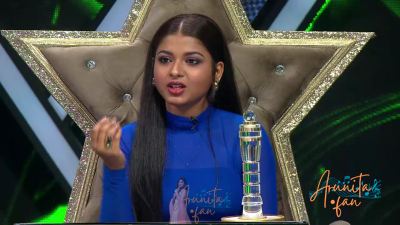 Arunita Kanjilal on Superstar Singer Season 3-Day 26 (1)
Captain [color=green][b]Arunita Kanjilal[/b][/color]'s some special moments on the set of Superstar Singer Season 3, Day 26, [i]Musical Game Night[/i]
[b]Broadcast Date:[/b] 9 June 2024
[b]Picture Courtesy:[/b] Sony TV, India & Content Team Official
Keywords: Superstar Singer Season 3, Arunita Kanjilal