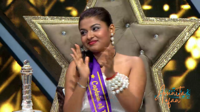 Arunita Kanjilal on Superstar Singer Season 3-Day 30 (33)
Captain [color=green][b]Arunita Kanjilal[/b][/color]'s some special moments on the set of Superstar Singer Season 3, Day 30, [i]Bhagyashree and Madhoo Special[/i]
[b]Broadcast Date:[/b] 23 June 2024
[b]Picture Courtesy:[/b] Sony TV, India & Content Team Official
Keywords: Superstar Singer Season 3, Arunita Kanjilal
