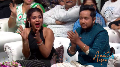 Arunita Kanjilal on Superstar Singer Season 3-Day 34 (17)
Captain [color=green][b]Arunita Kanjilal[/b][/color]'s some special moments on the set of Superstar Singer Season 3, Day 34, [i]Epic Songs of India Special[/i]
[b]Broadcast Date:[/b] 7 July 2024
[b]Picture Courtesy:[/b] Sony TV, India & Content Team Official
Keywords: Superstar Singer Season 3, Arunita Kanjilal