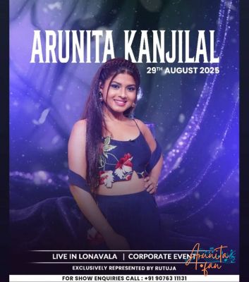 Arunita Kanjilal in Lonavala - poster
LCC aspire 2025 musical night
Aamby Valley City, Lonavala, Maharastra
Date: Friday, August 29, 2025
