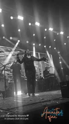 Arunita Kanjilal live at the South Howrah (28)
South Howrah Book Fair 2026
Date: 11 January 2026
Host: দক্ষিণী সংহতি
Credit: /poonam Chaudhari
Venue: Andul road Howrah chunabhatti, South Howrah, WB
