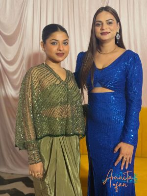 Arunita Kanjilal with Anchor Saumya Awasthi (1)
Event: Grand launching of Manas Atulyam & Manas Integrated Township, Lucknow, Uttar Pradesh
Venue: Manas City, Indira Nagar, Lucknow
Date: 27 January 2026
