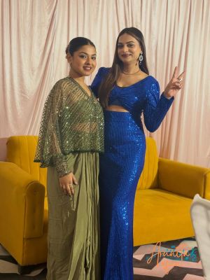 Arunita Kanjilal with Anchor Saumya Awasthi (2)
Event: Grand launching of Manas Atulyam & Manas Integrated Township, Lucknow, Uttar Pradesh
Venue: Manas City, Indira Nagar, Lucknow
Date: 27 January 2026
