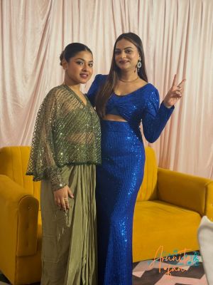 Arunita Kanjilal with Anchor Saumya Awasthi (4)
Event: Grand launching of Manas Atulyam & Manas Integrated Township, Lucknow, Uttar Pradesh
Venue: Manas City, Indira Nagar, Lucknow
Date: 27 January 2026
