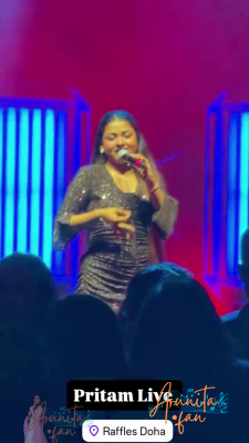 Arunita Kanjilal performed live in Doha (9)
Arunita Kanjilal performed live in Doha with #TeamPritam
Keywords: #ArunitaKanjilal #MelodyQueen #ArunitaFan #arunitaInDoha