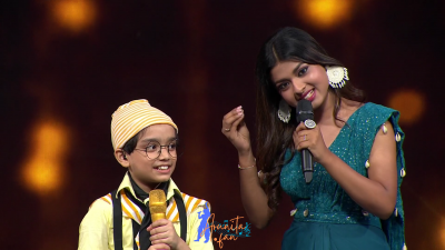 Arunita Kanjilal on SSS2 Day 8 Pic-8
Captain Arunita Kanjilal 's some beautiful moments in Super Star Singer 2, Day 8
Broadcast Date: 15th May 2022
Picture Courtesy: Sony TV India
NO COPYRIGHT INFRINGEMENT INTENDED
Keywords: Arunita Kanjilal, Super Star Singer 2, arunita, Day 8