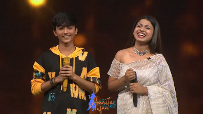 Arunita Kanjilal on SSS2 Day 10 Pic-12
Captain Arunita Kanjilal 's some beautiful moments in Super Star Singer 2, Day 10
Broadcast Date: 22nd May 2022
Picture Courtesy: Sony TV India
NO COPYRIGHT INFRINGEMENT INTENDED
Keywords: Arunita Kanjilal, Super Star Singer 2, arunita, Day 10